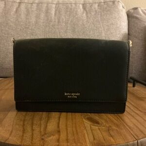 Kate Spade Black Leather Shoulder Bag